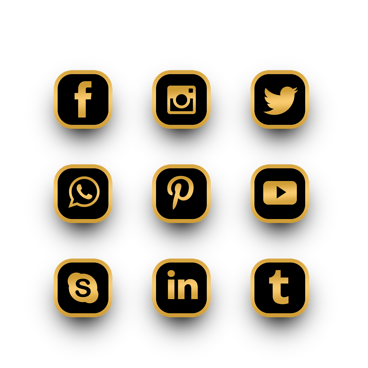 —Pngtree—luxury gold social media logos_5067203.png